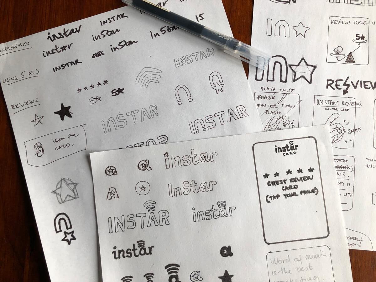 instar-logo-design-process